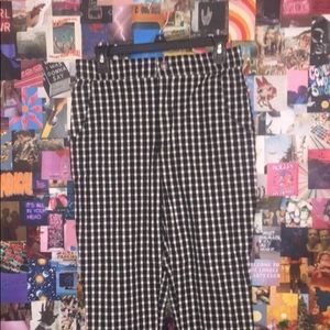 Checkered hollister pants